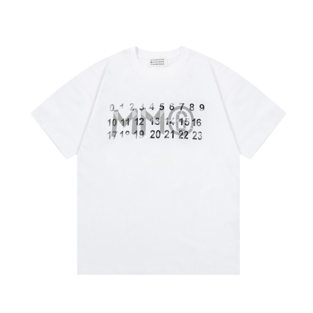 Maison Margiela White Round Neck T-Shirt